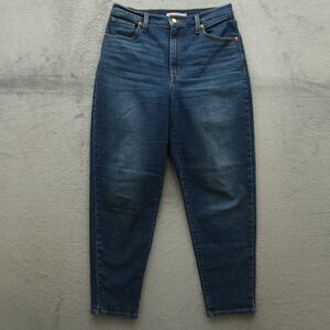 Levi's Mom Jeans Women's Size 29 Blue High Waisted Denim 27" Inseam Stretch